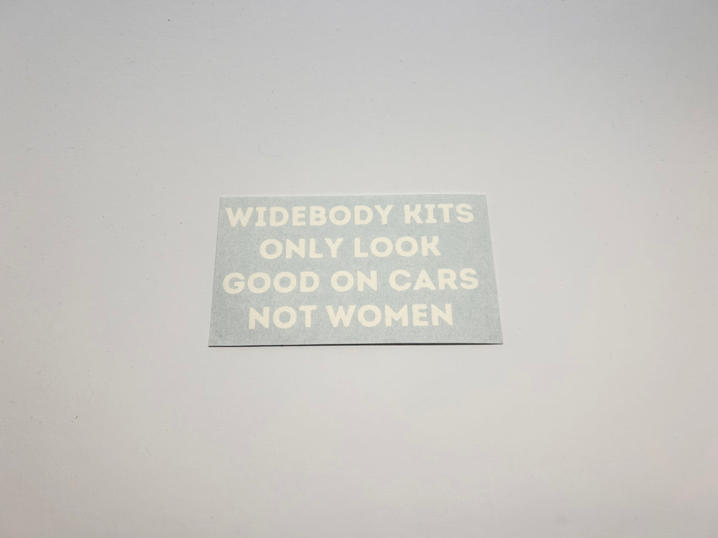 Sticker "Widebody Kits"