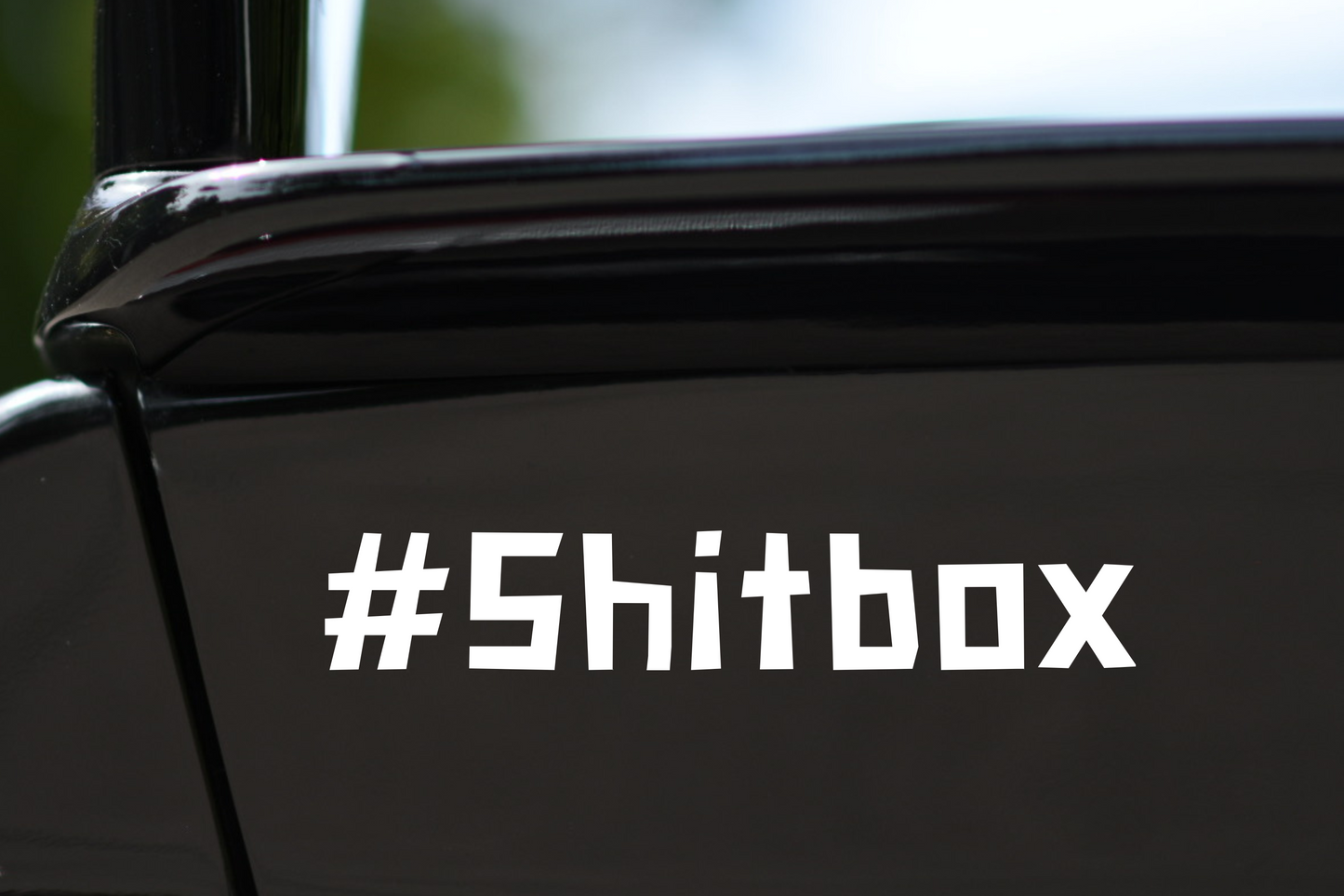 Sticker "#Shitbox"