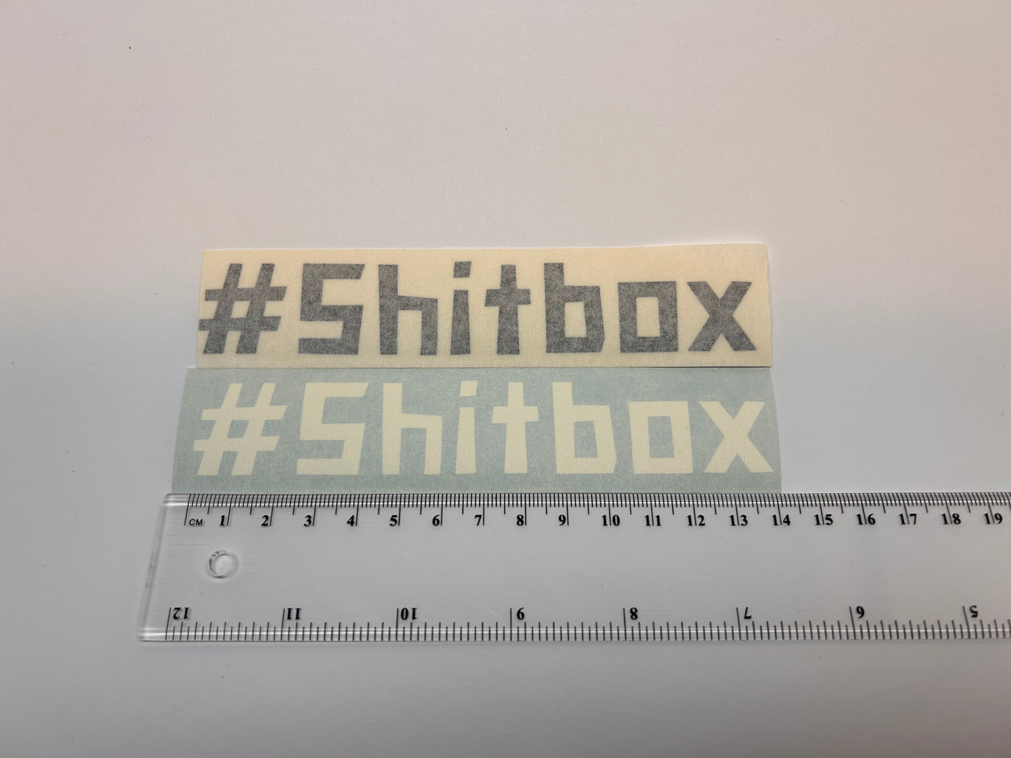 Sticker "#Shitbox"