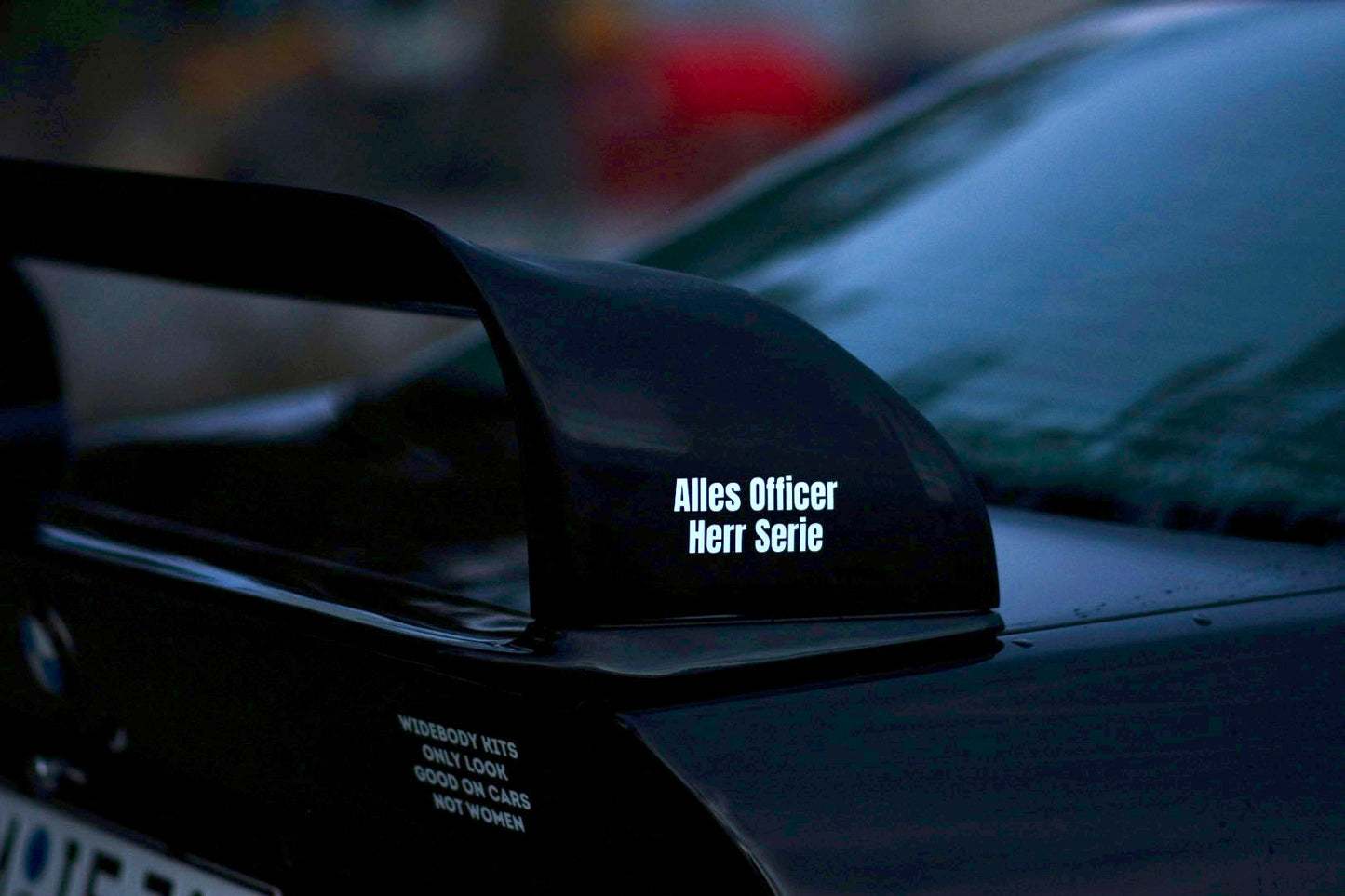 Sticker "Alles Officer Herr Serie"