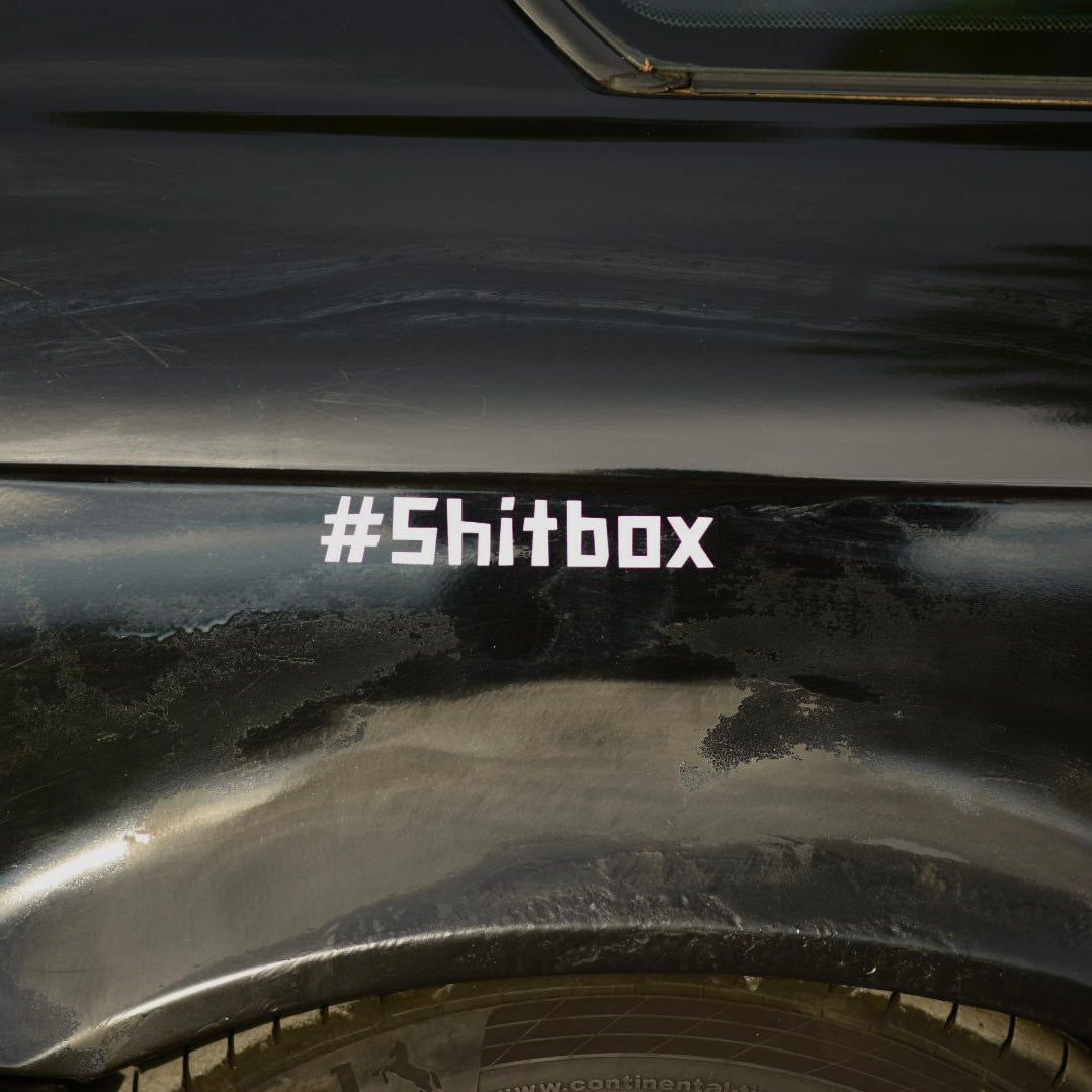 Sticker "#Shitbox"