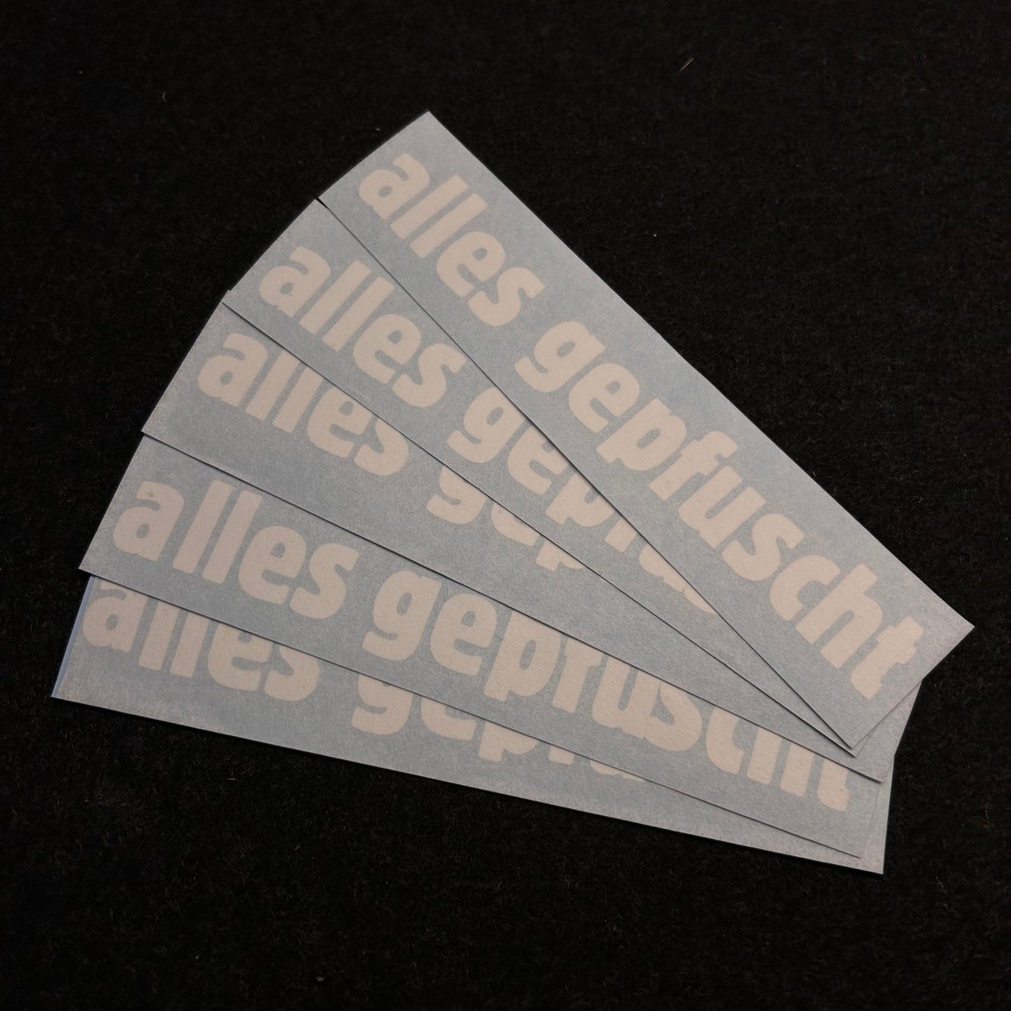 Sticker "alles gepfuscht"