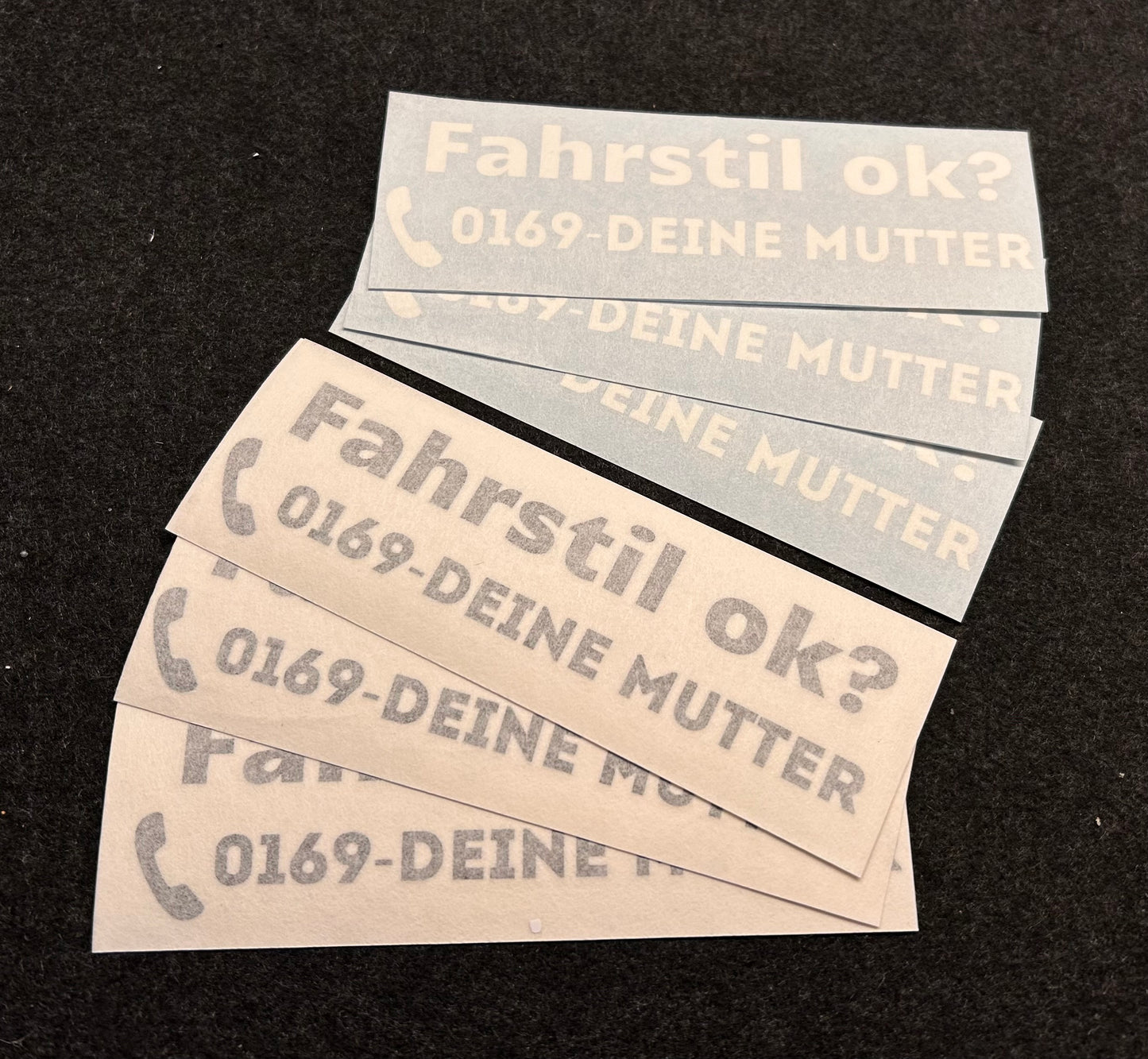 Sticker "Fahrstil ok?"