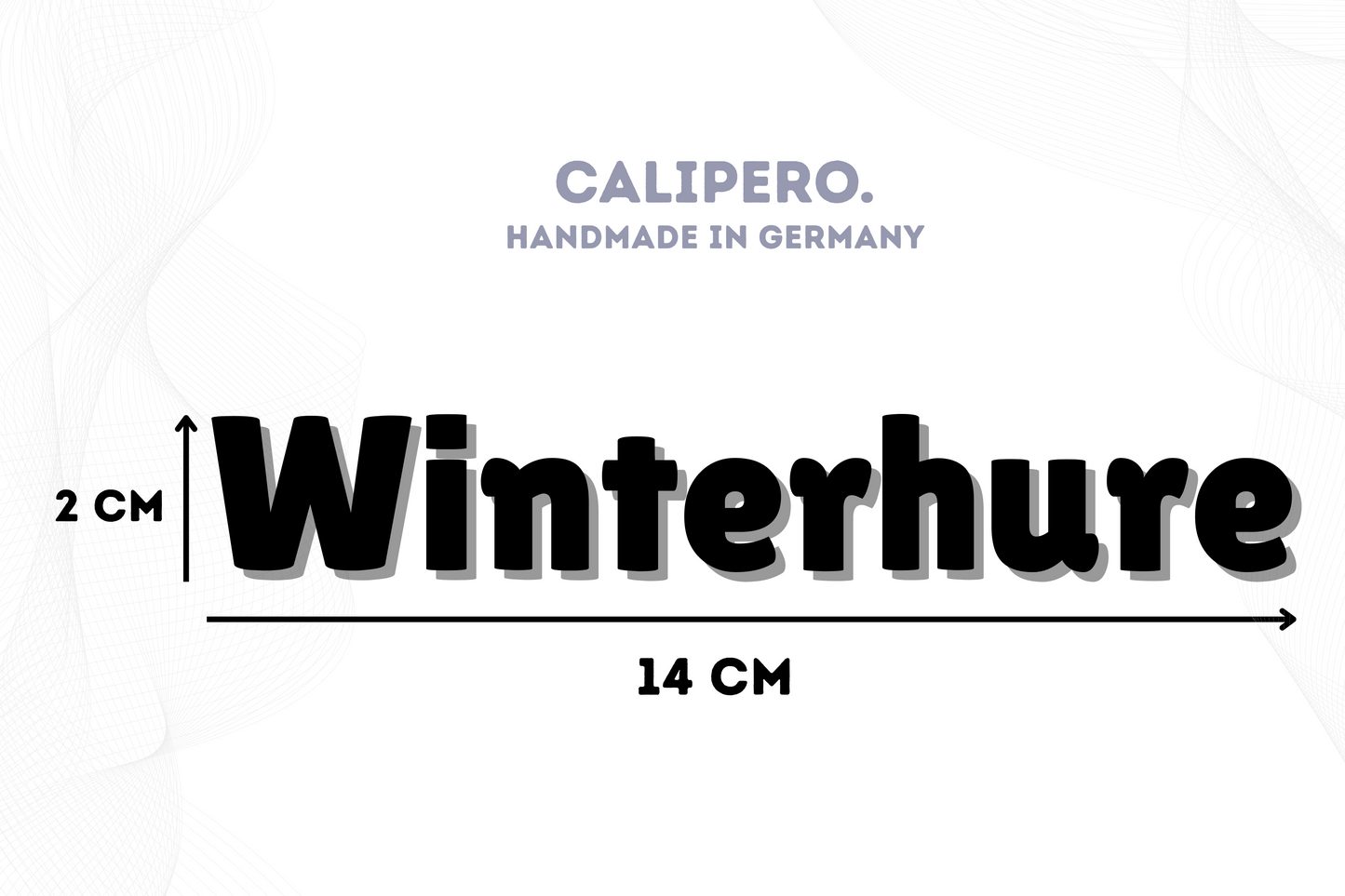 Sticker "Winterhure"