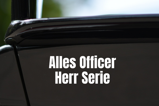 Sticker "Alles Officer Herr Serie"